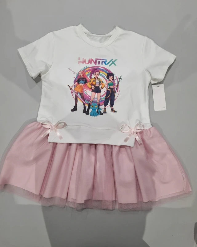 Abitino Huntrix taglia 6 anni bimba